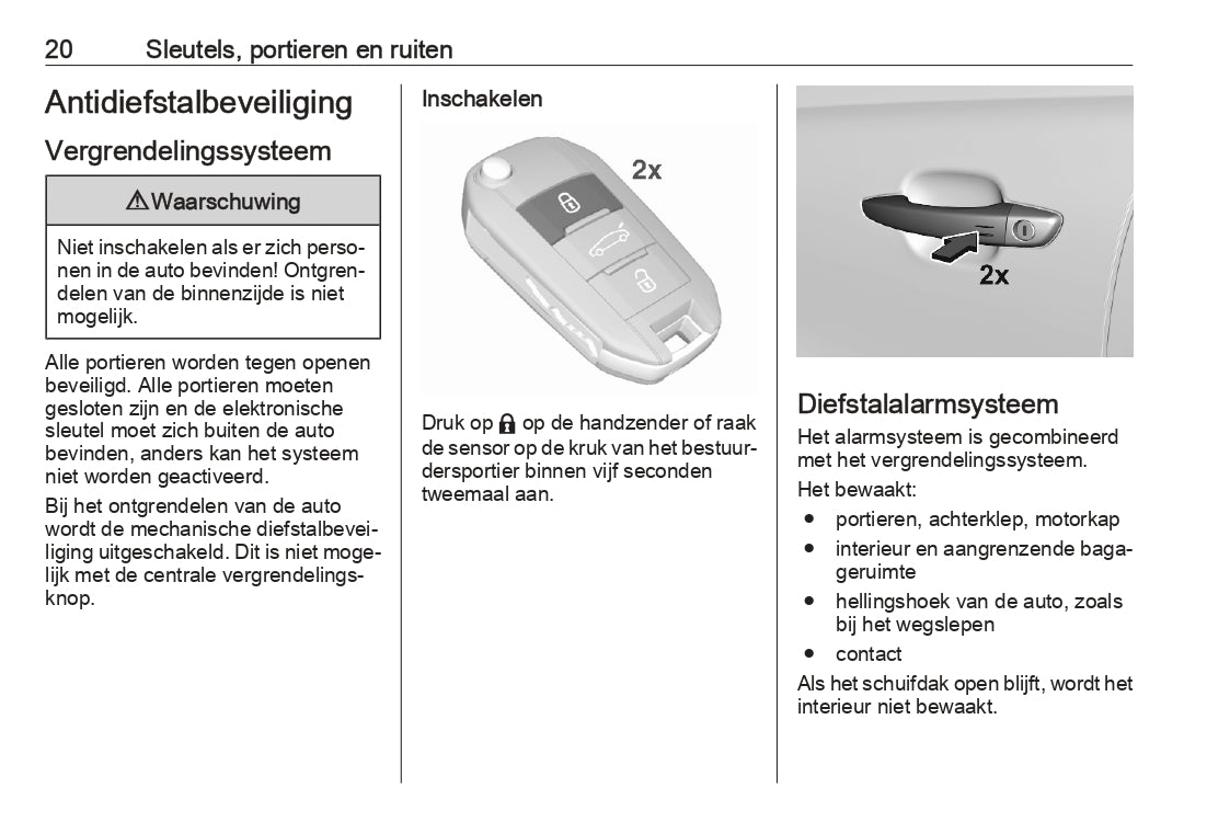 2023-2024 Opel Astra Gebruikershandleiding | Nederlands