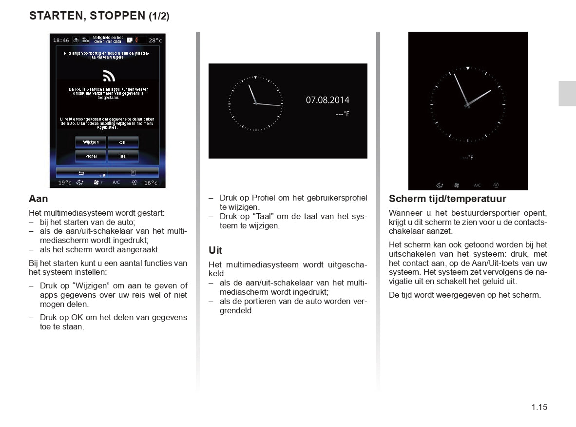 Renault R-Link 2 Infotainment Manual | Dutch