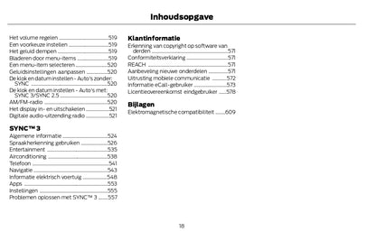 2022-2024 Ford Kuga Vignale Bedienungsanleitung | Niederländisch