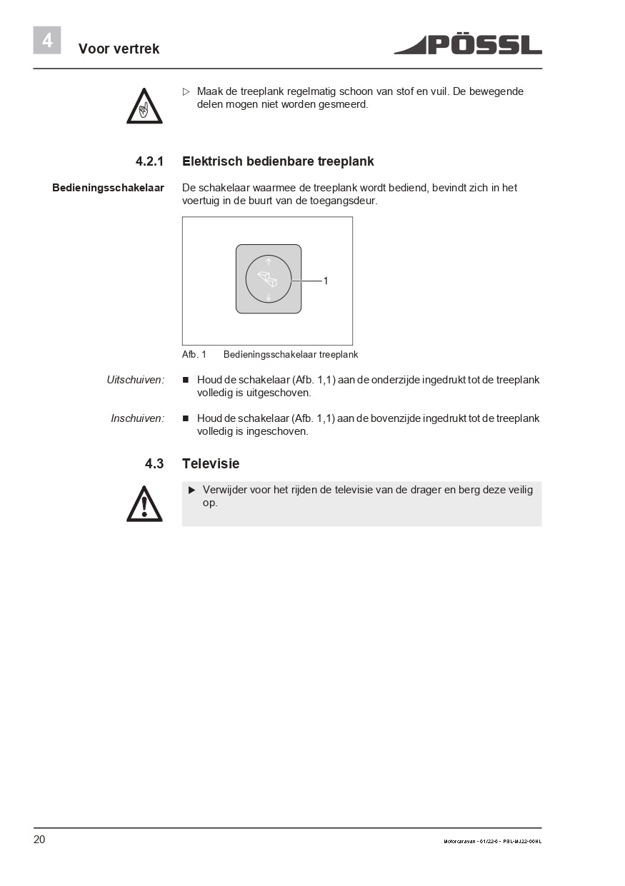 2019-2021 Pössl 2WIN Plus Owner's Manual | Dutch