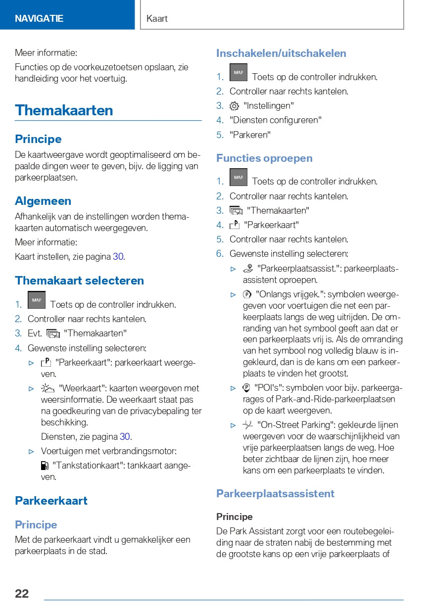 2021-2023 BMW iX3 Infotainment Manual | Dutch