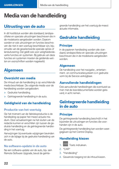 2021 BMW X5 Plug-in Hybrid Infotainment Manual | Dutch