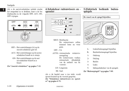 2018 Mitsubishi Outlander PHEV Owner's Manual | Dutch