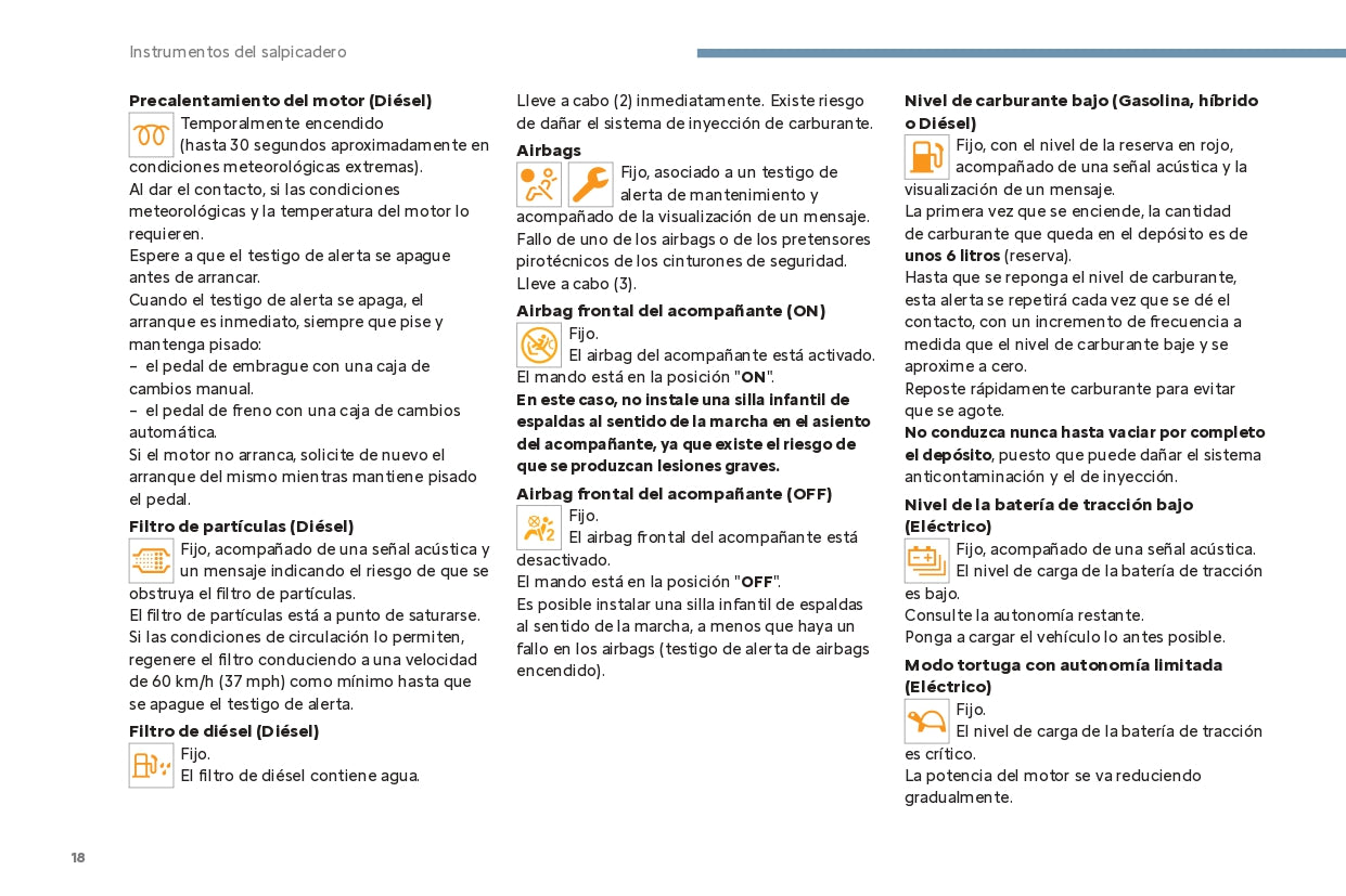 2024 Citroën C4/C4 X/ë-C4/ë-C4 X Owner's Manual | Spanish