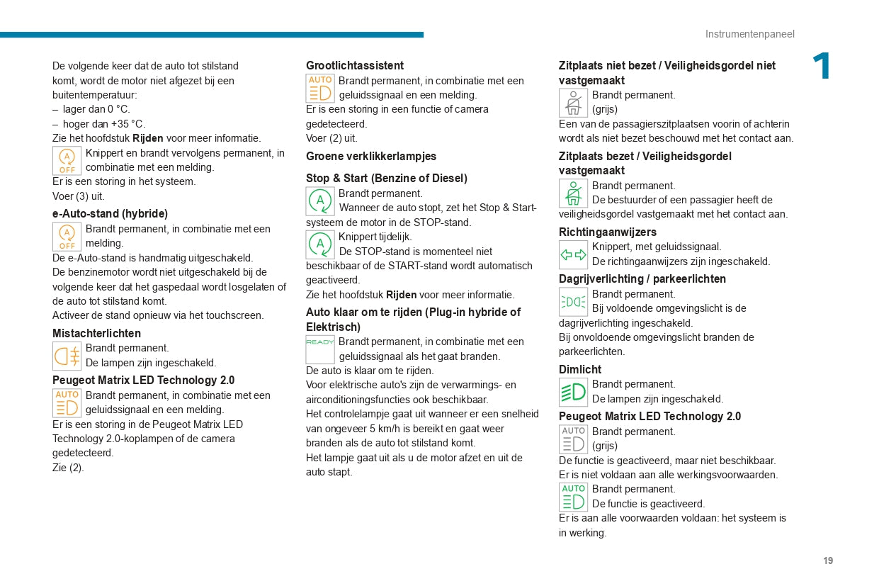 2023-2024 Peugeot 308 Gebruikershandleiding | Nederlands