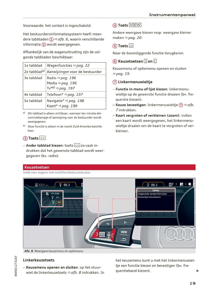 2018 Audi A5/A5 Cabriolet Bedienungsanleitung | Niederländisch