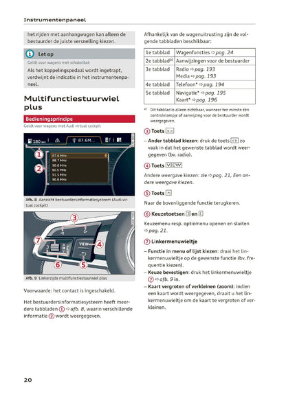 2019 Audi a3 Owner's Manual | Dutch