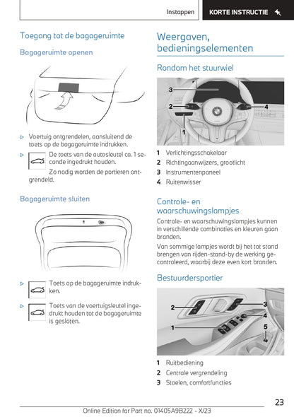 2023-2024 BMW M3 Touring Gebruikershandleiding | Nederlands