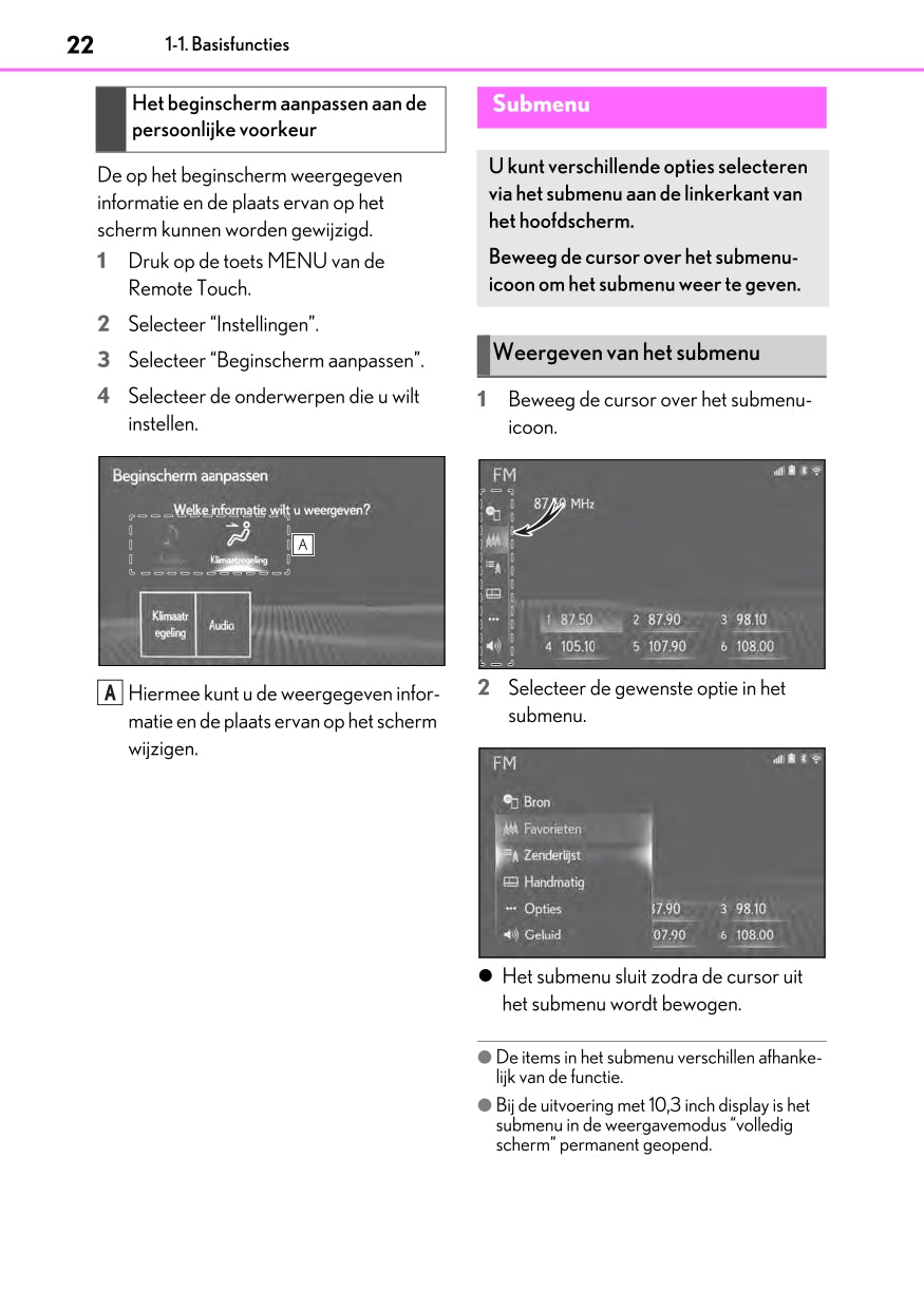 2020-2023 Lexus UX 300e Infotainment Manual | Dutch