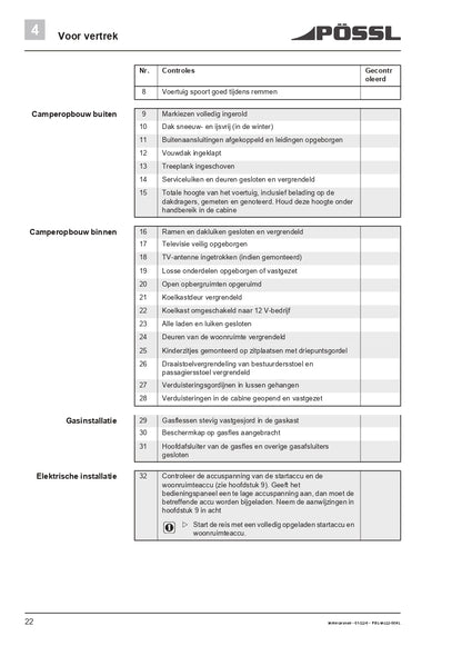 2019-2021 Pössl 2WIN Plus Owner's Manual | Dutch