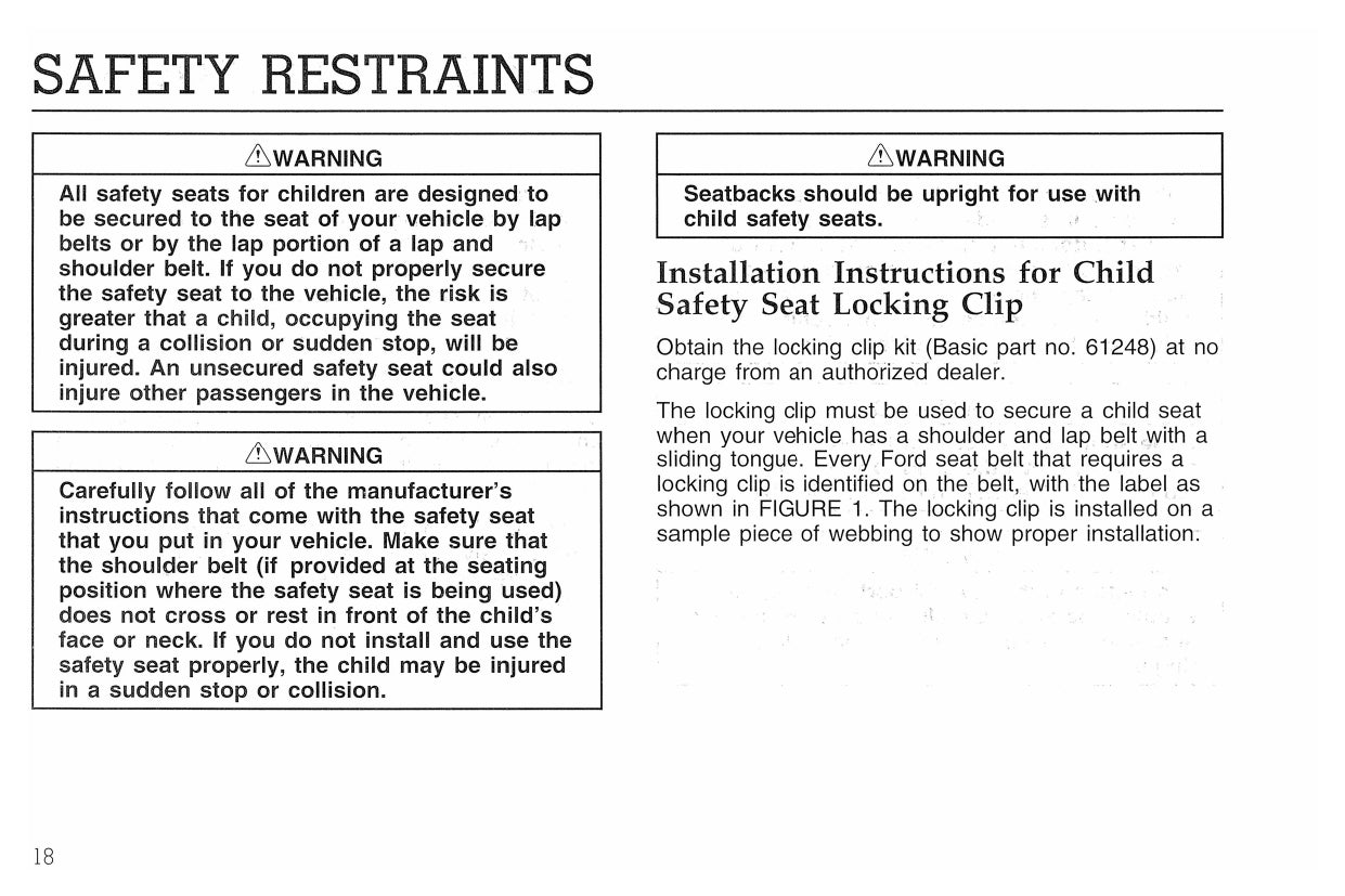 1998 Ford F&B Diesel Owner's Manual | English