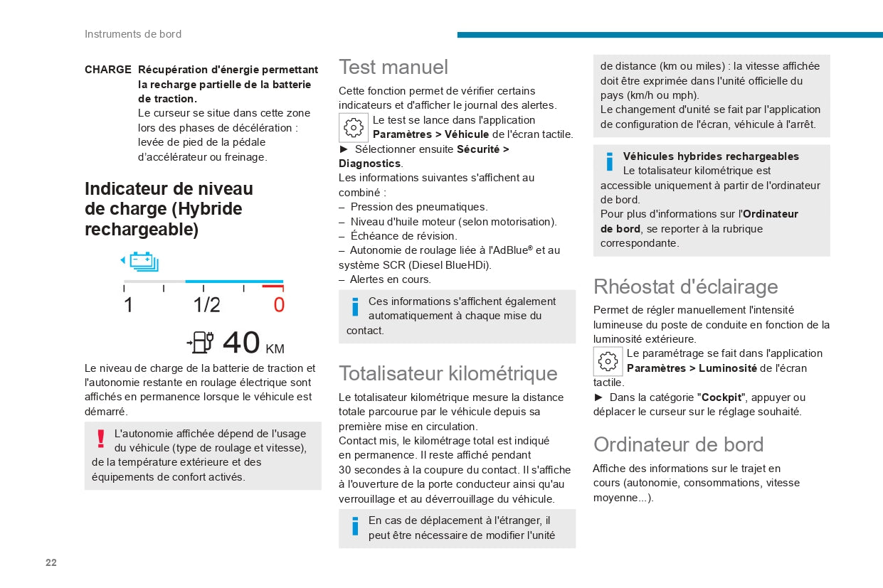 2023-2024 Peugeot 508/508SW Owner's Manual | French