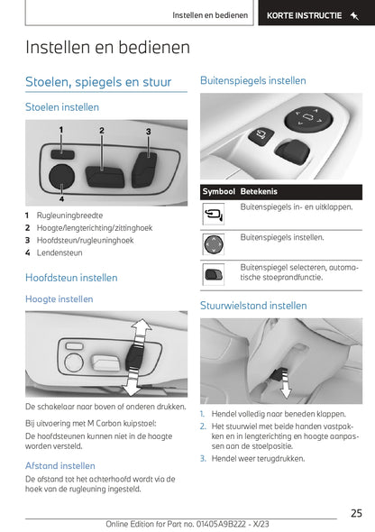 2023-2024 BMW M3 Touring Gebruikershandleiding | Nederlands