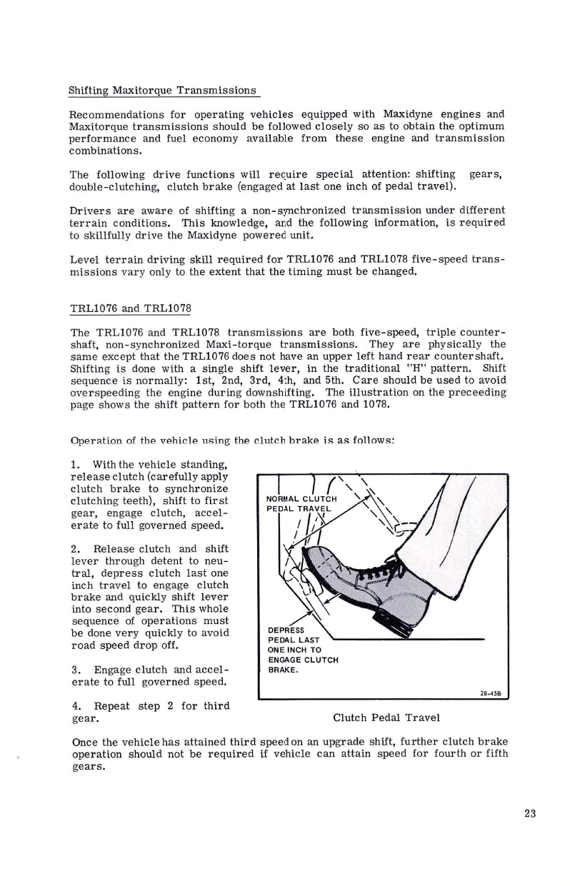 Mack MC/MR Owner's Manual | English