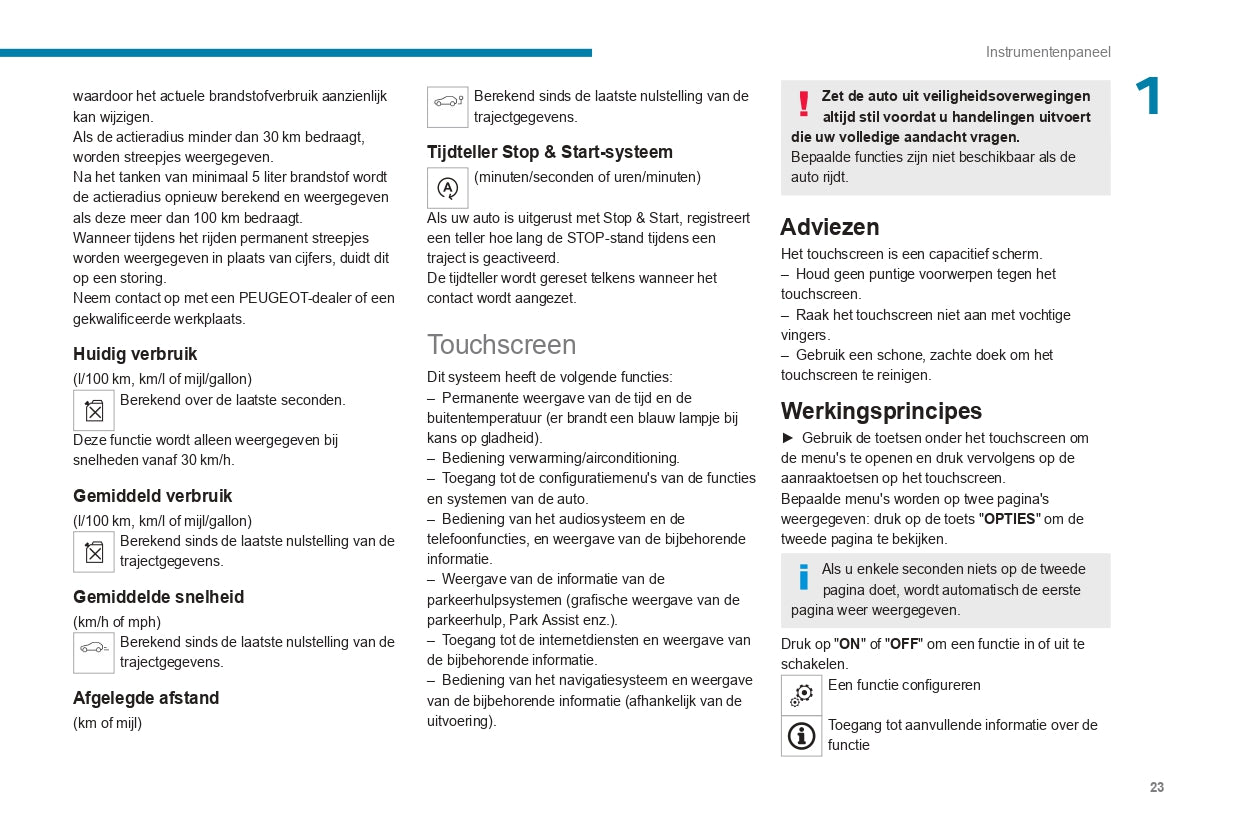 2022-2023 Peugeot 3008/5008/3008 Hybrid/3008 HYbrid4 Owner's Manual | Dutch