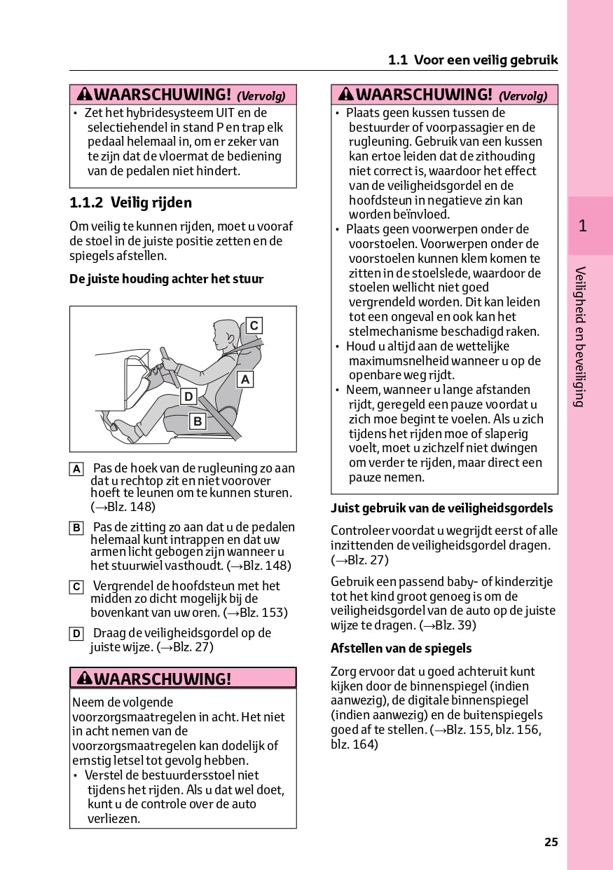 2022-2023 Toyota RAV4 HEV Owner's Manual | Dutch