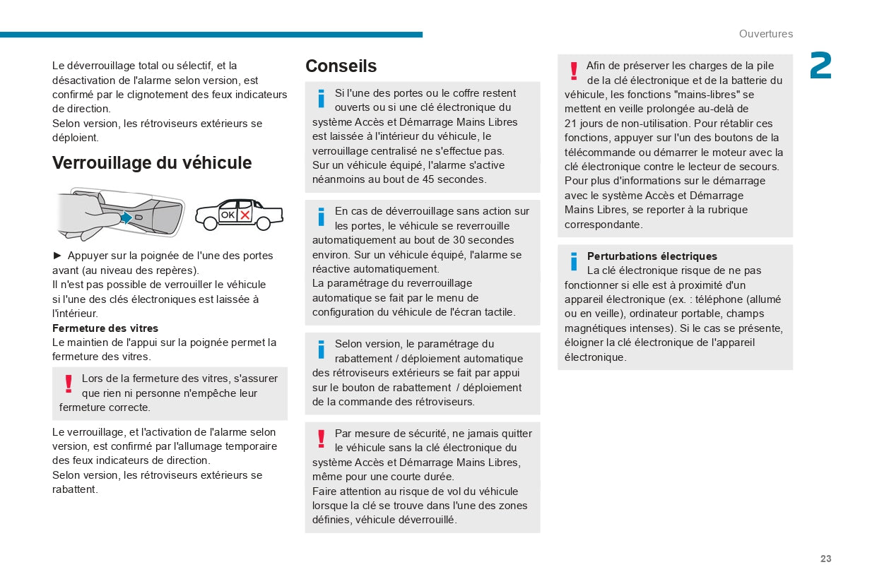 2022-2024 Peugeot Landtrek Owner's Manual | French