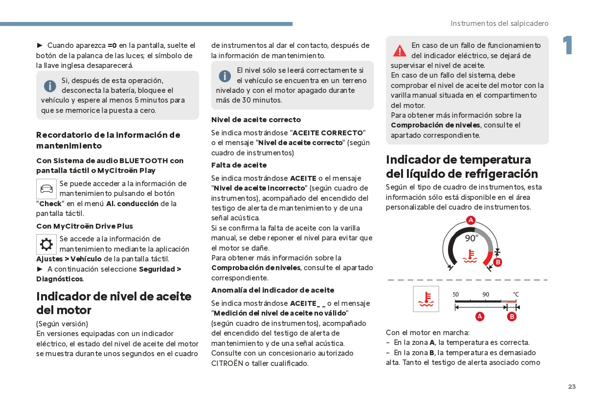 2024 Citroën C4/C4 X/ë-C4/ë-C4 X Owner's Manual | Spanish