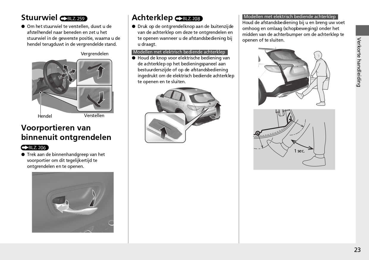 2023 Honda ZR-V HEV Gebruikershandleiding | Nederlands