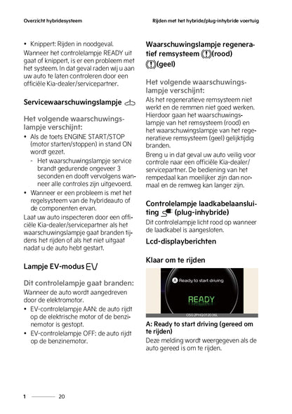 2022 Kia Niro Hybrid Gebruikershandleiding | Nederlands
