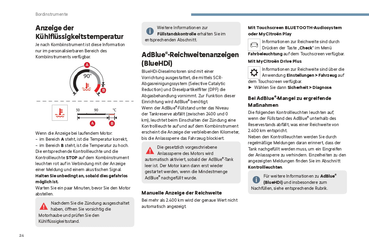 2024 Citroën C4/ë-C4 C4 X/ë-C4 X Gebruikershandleiding | Duits