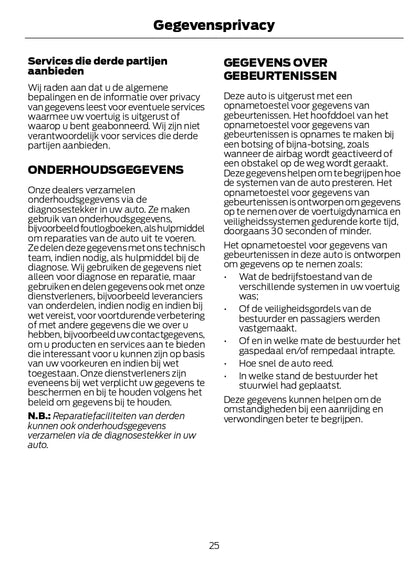 2022-2023 Ford Kuga Gebruikershandleiding | Nederlands