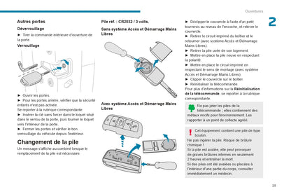 2022-2024 Peugeot Landtrek Owner's Manual | French