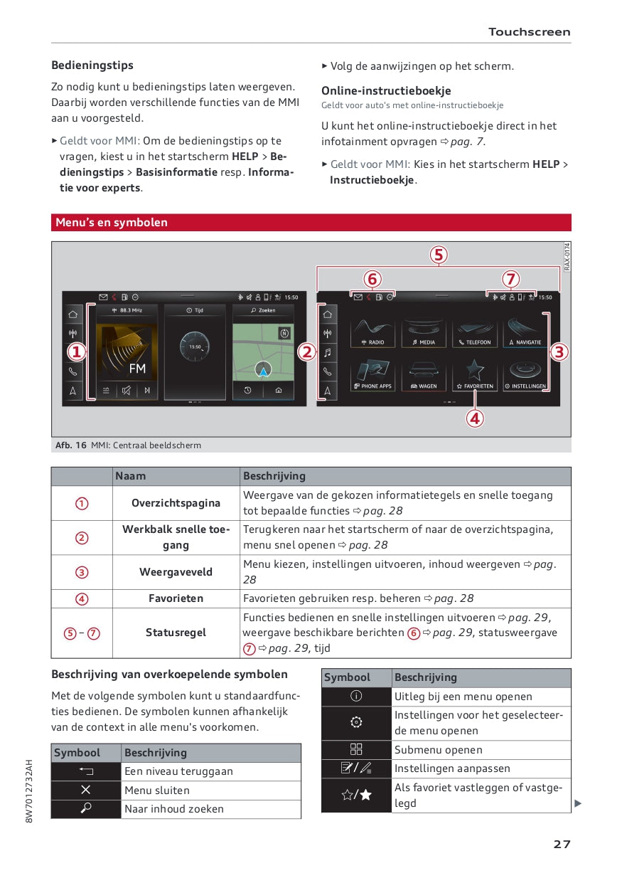 2022-2023 Audi A5 Owner's Manual | Dutch