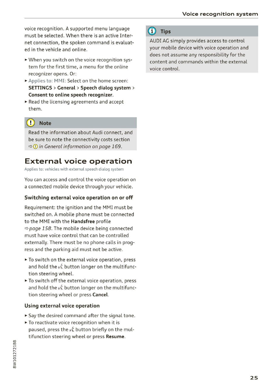 2020 Audi A4 allroad/A4 Limousine/S4 Limousine Owner's Manual | English