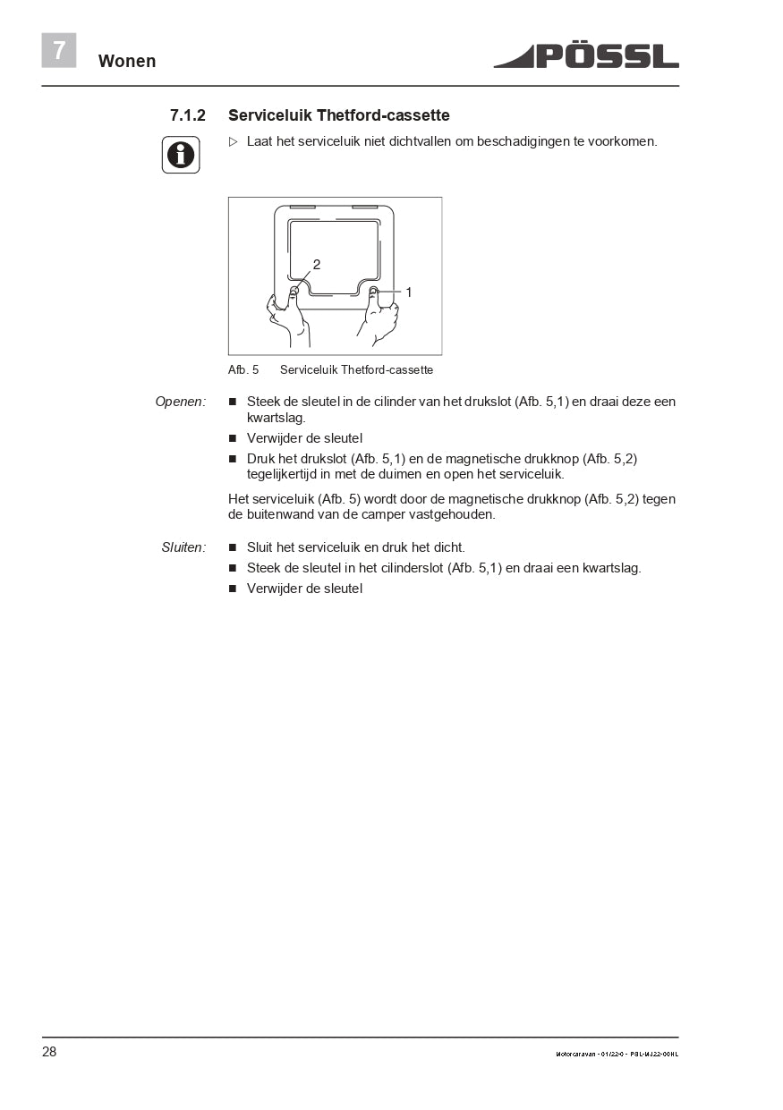 2019-2021 Pössl 2WIN Plus Owner's Manual | Dutch