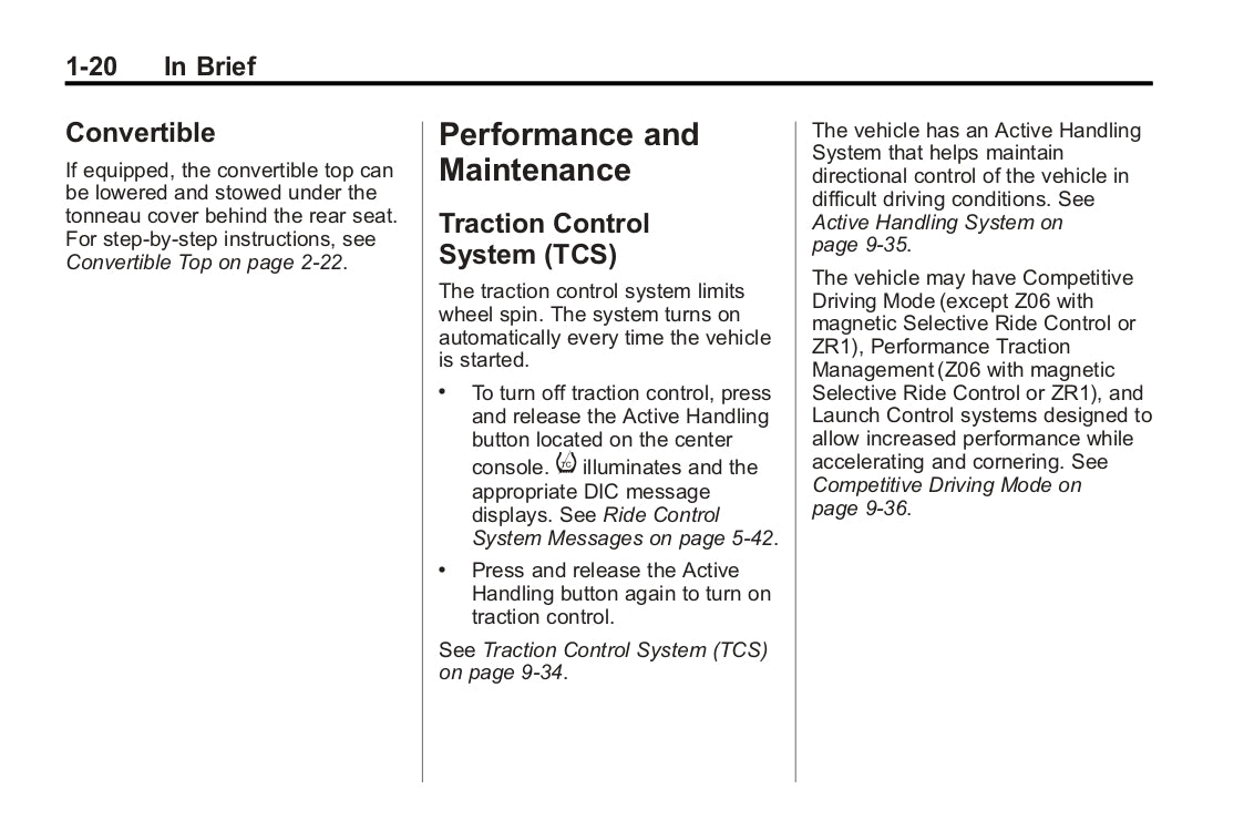 2013 Chevrolet Corvette Owner's Manual | English