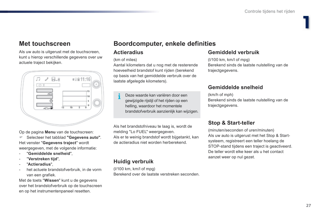 2014-2015 Peugeot 108 Owner's Manual | Dutch