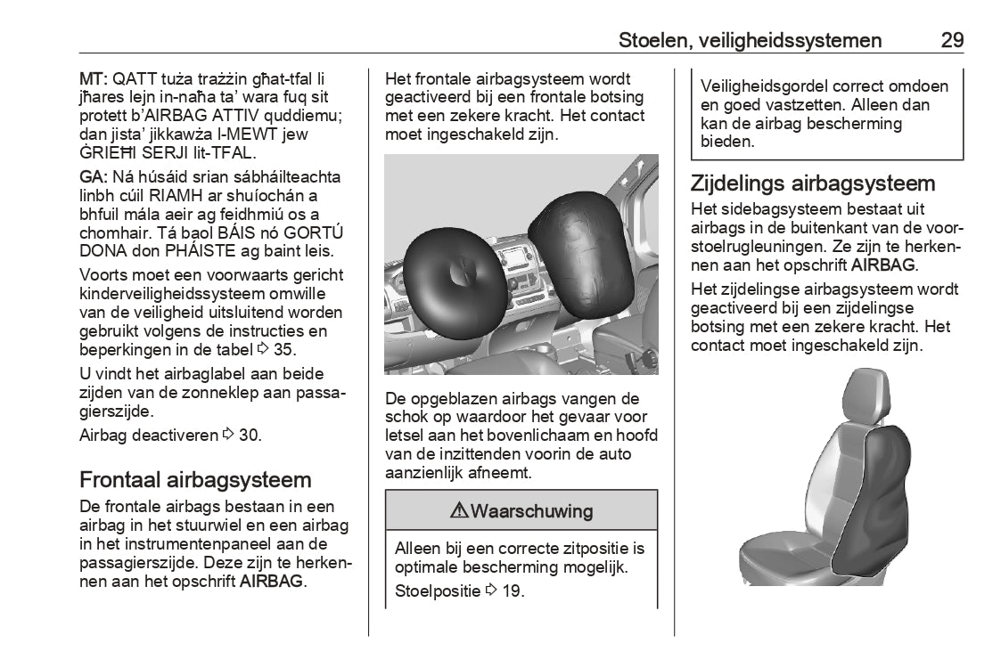 2023-2024 Opel Movano Owner's Manual | Dutch