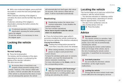 2022-2024 Peugeot Landtrek Owner's Manual | English