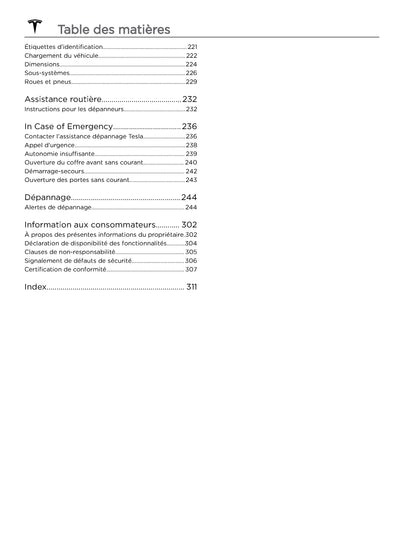 2023-2024 Tesla Model 3 Gebruikershandleiding | Frans