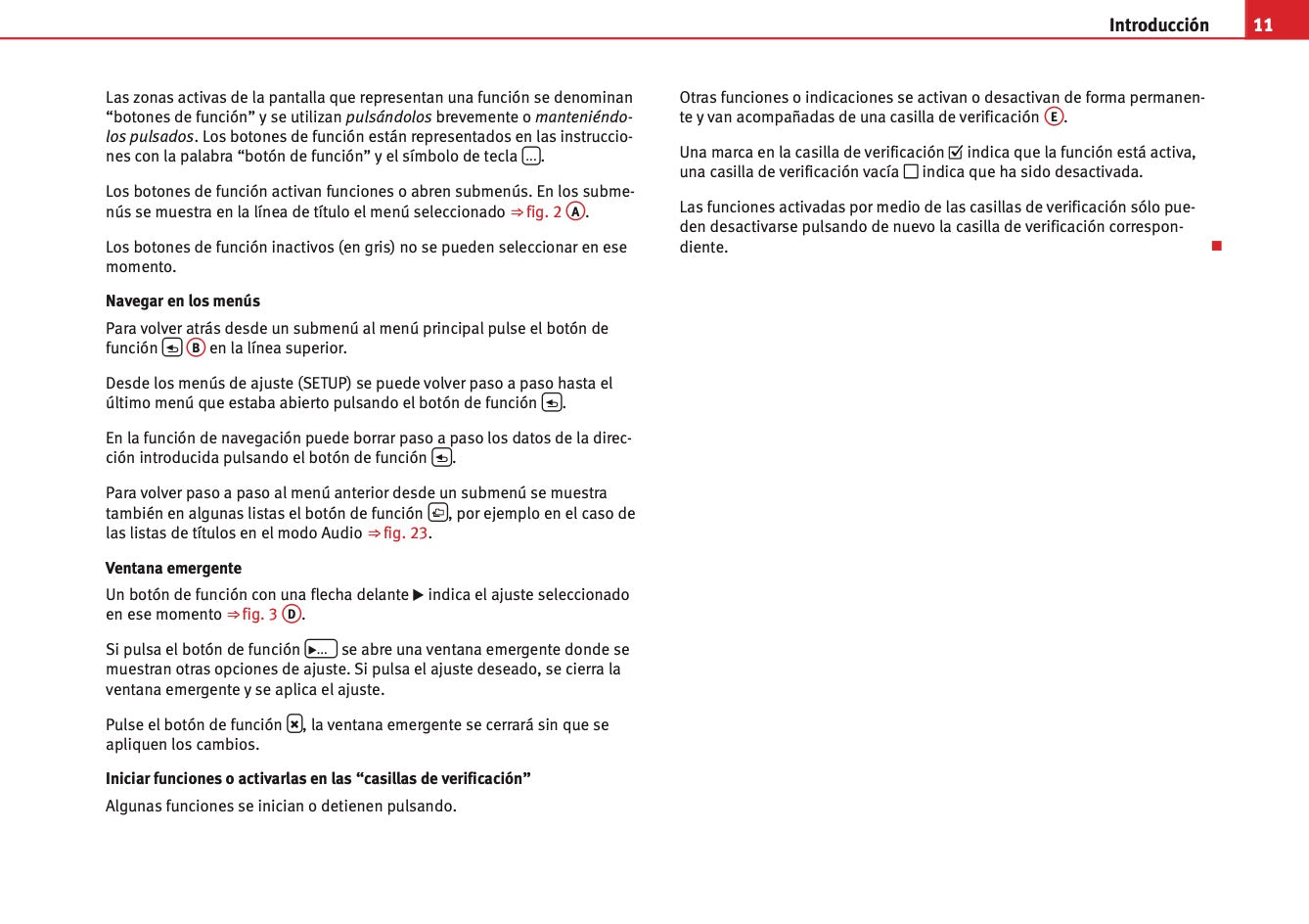 Seat Media System 3.2 Manual de Instrucciones 2010 - 2015