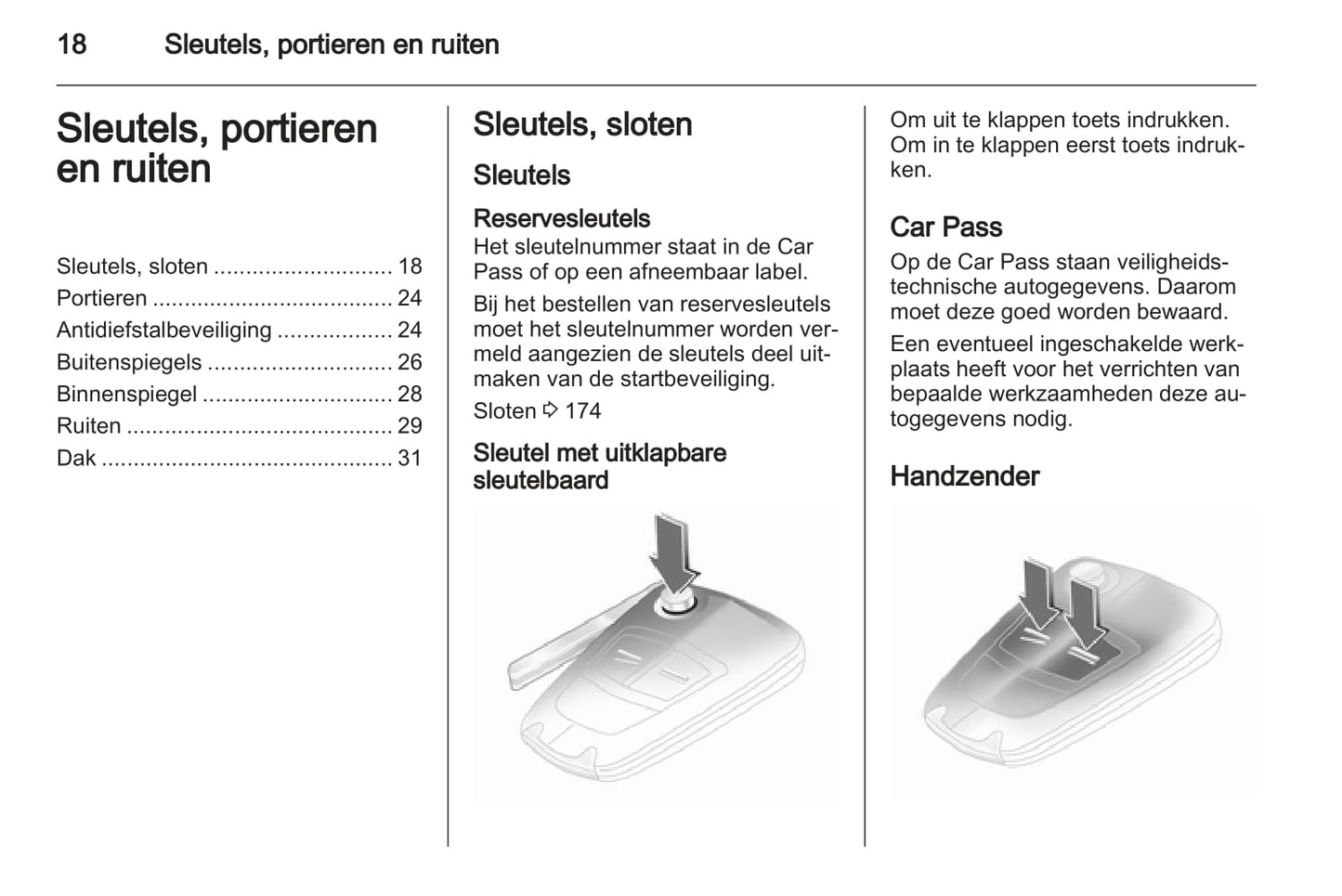 2006-2010 Opel Corsa Owner's Manual | Dutch