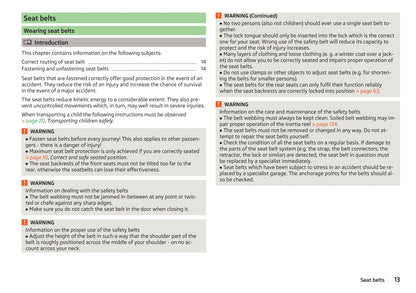 2016-2017 Skoda Fabia Owner's Manual | English