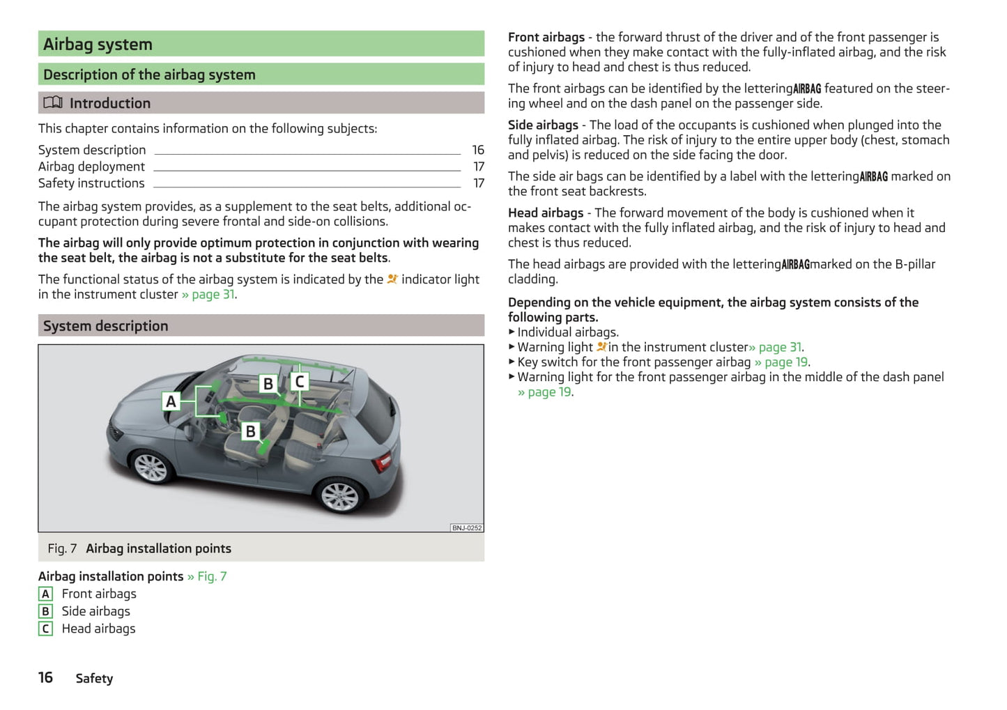 2015-2018 Skoda Fabia Manuel du propriétaire | Anglais