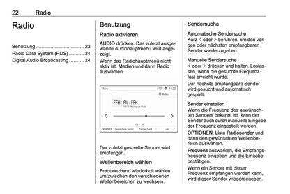 Opel Grandland X Infotainment Bedienungsanleitung 2017 - 2020