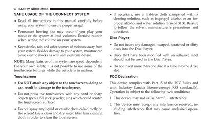 Uconnect 5.0 Supplement Owner's Manual