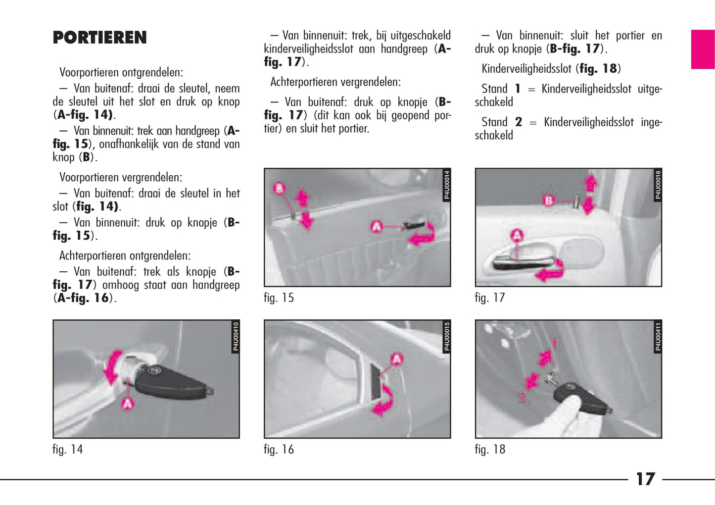 1997-2003 Alfa Romeo 156 Owner's Manual | Dutch