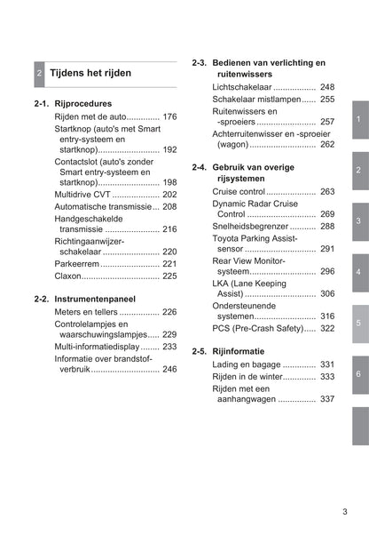 2014-2015 Toyota Avensis Owner's Manual | Dutch