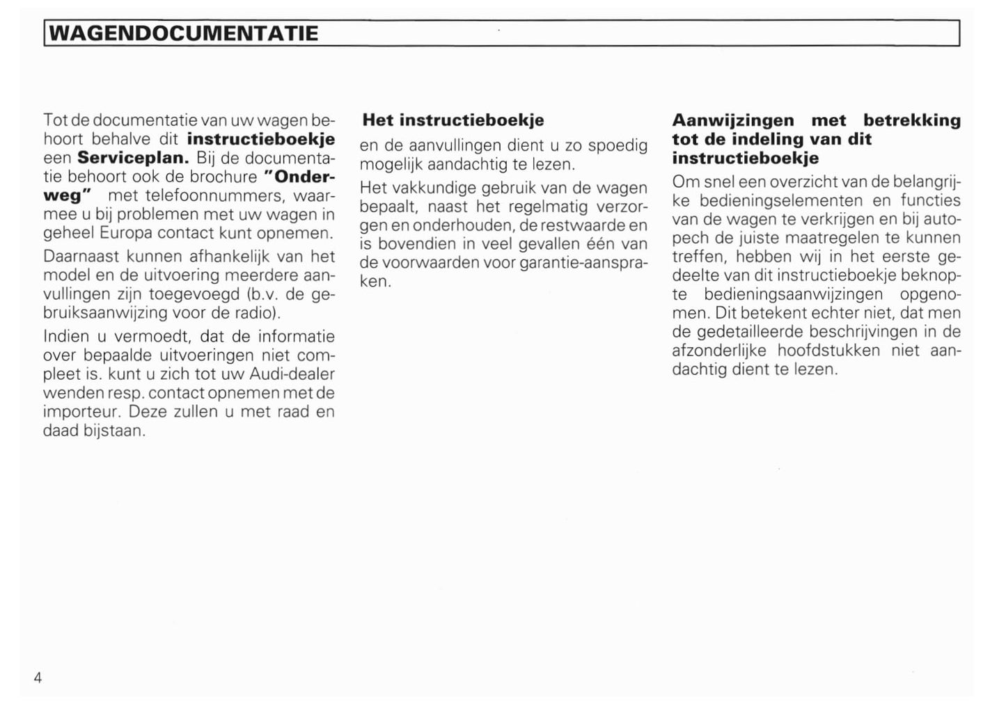 1994-2002 Audi A8/S8 Bedienungsanleitung | Niederländisch