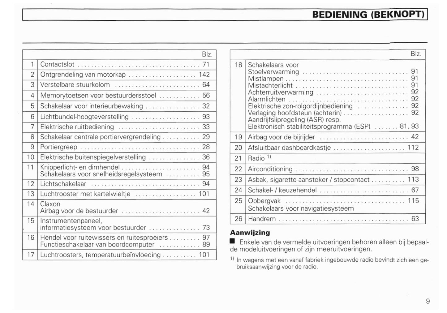 1994-2002 Audi A8/S8 Bedienungsanleitung | Niederländisch