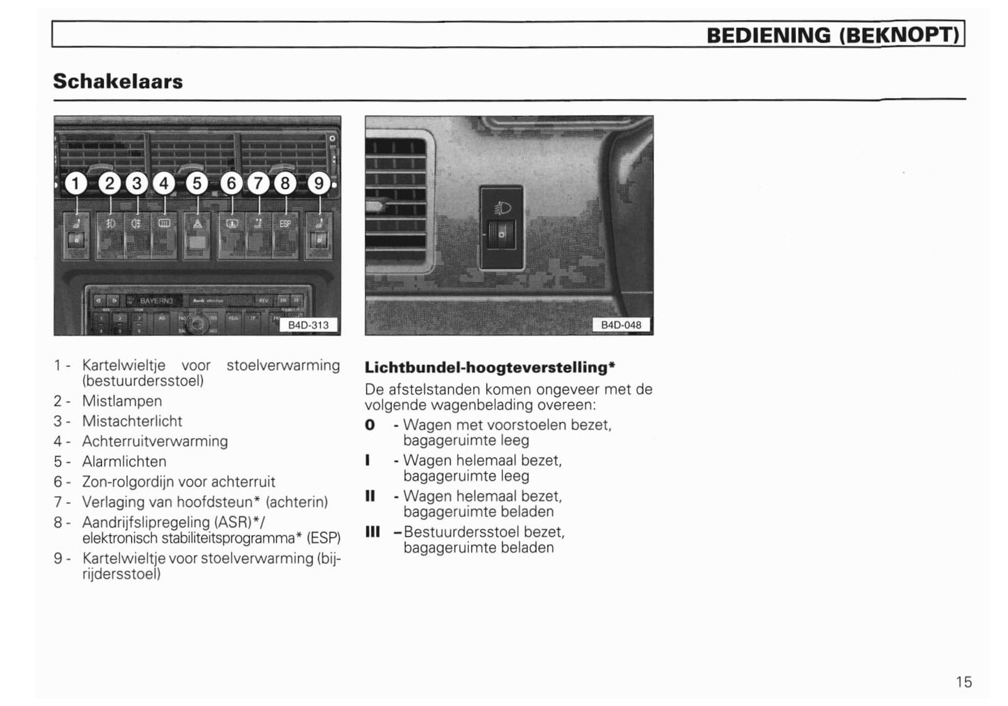 1994-2002 Audi A8/S8 Bedienungsanleitung | Niederländisch