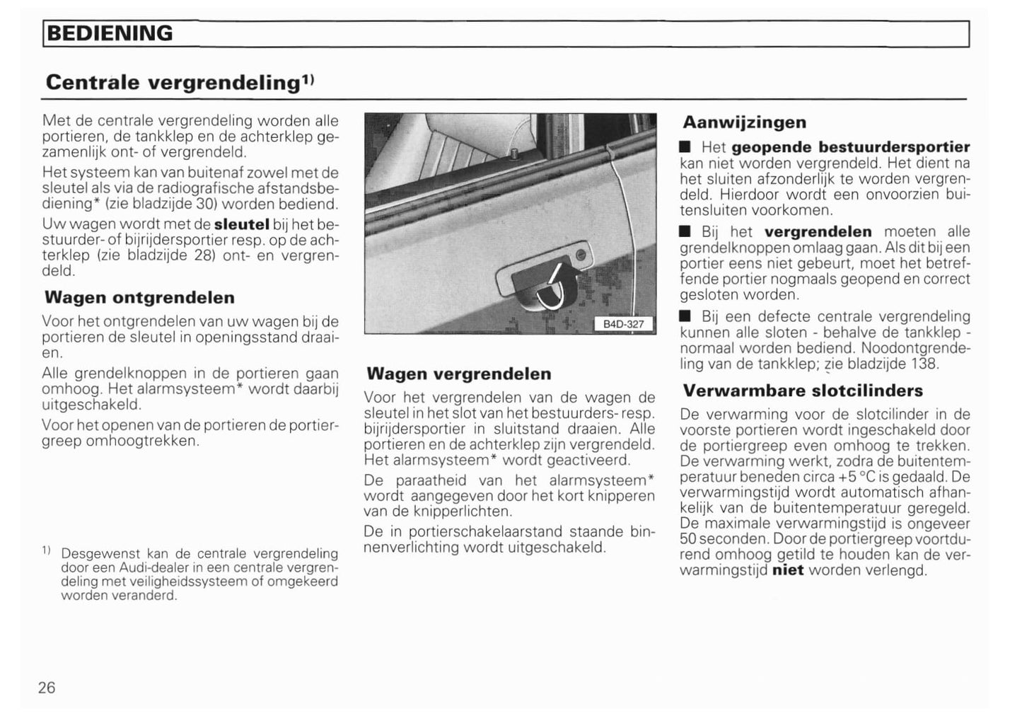 1994-2002 Audi A8/S8 Bedienungsanleitung | Niederländisch