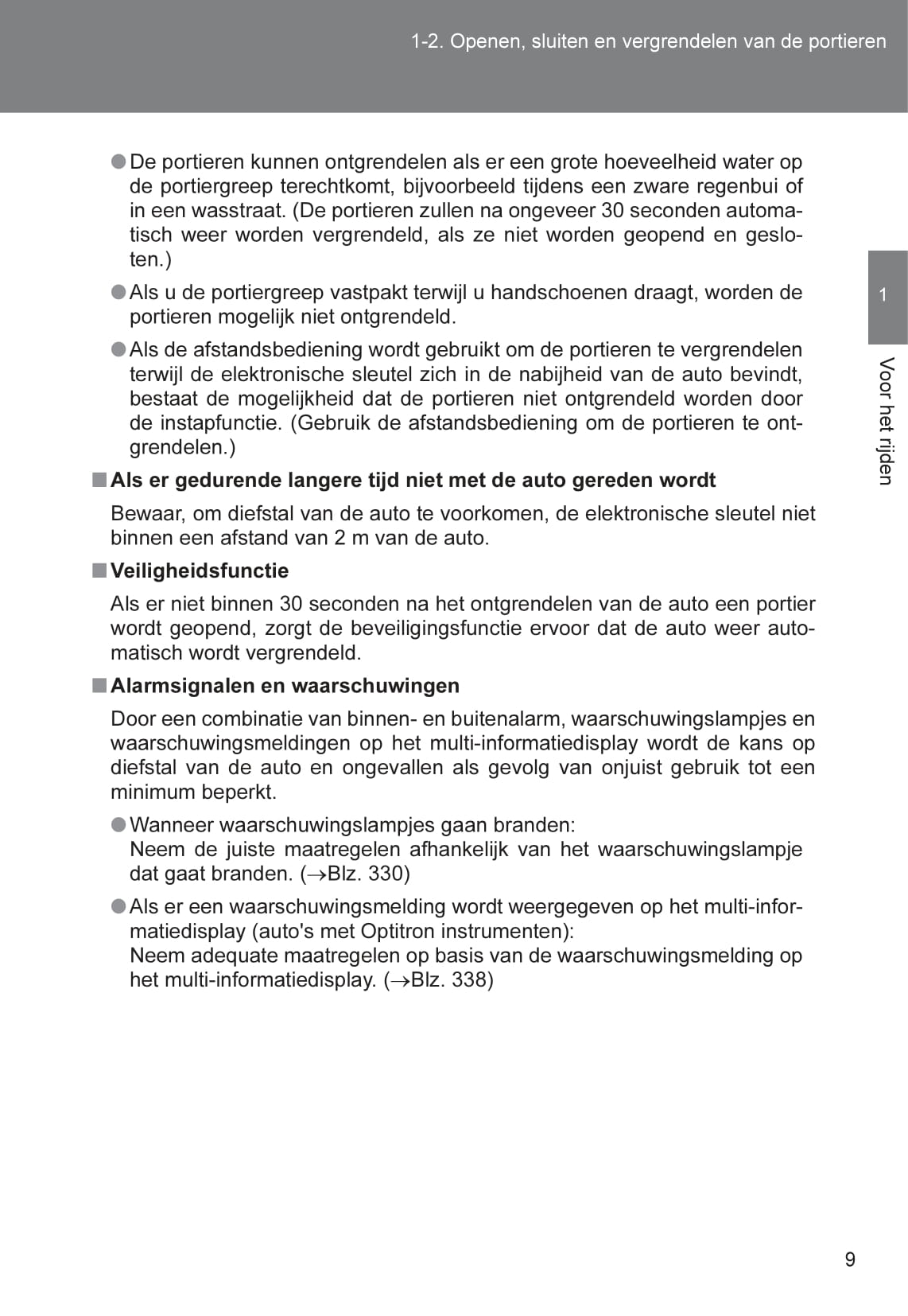 2007-2008 Toyota Auris Gebruikershandleiding | Nederlands