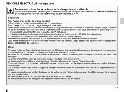 2011-2012 Renault Kangoo Z.E. Owner's Manual | French