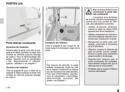 2011-2012 Renault Kangoo Z.E. Owner's Manual | French